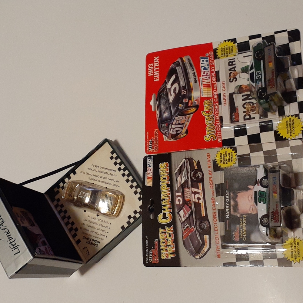Vintage NASCAR Legend Harry Gant Lot of 3 Cars